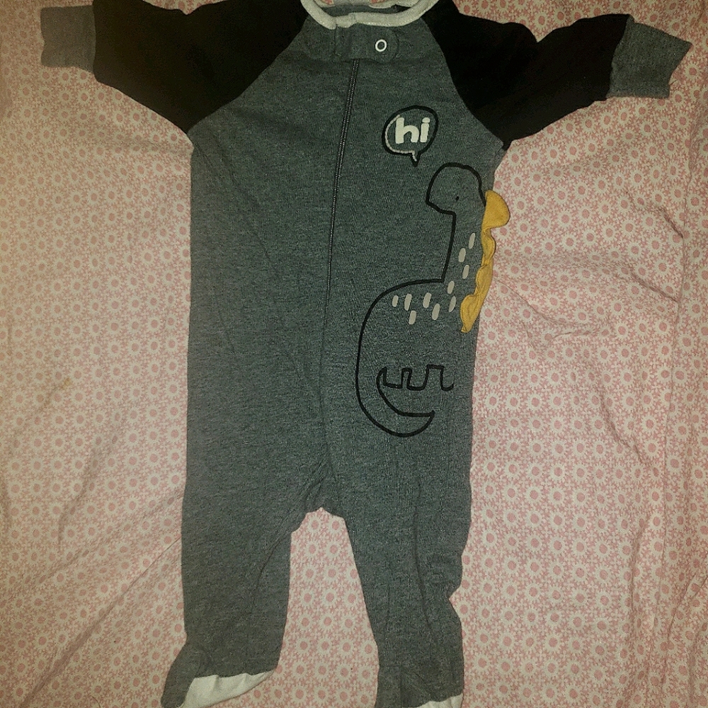 Newborn dino onesie